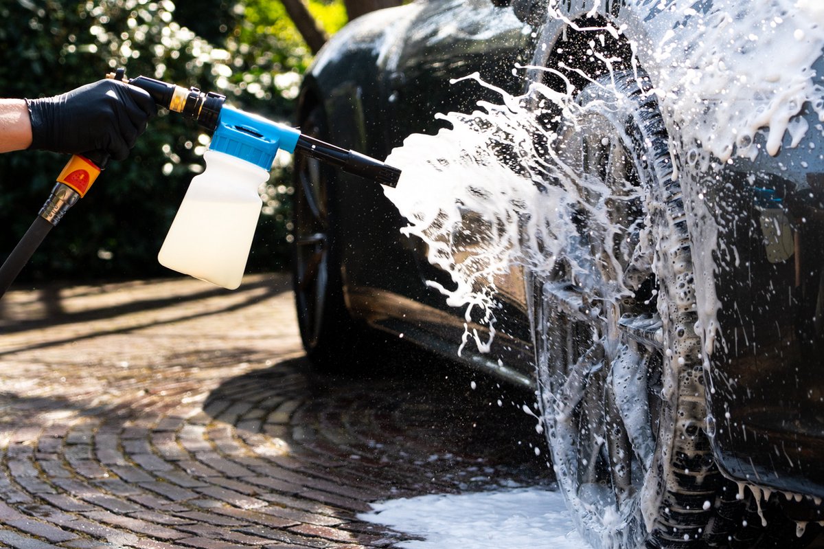 Auto poets Foam gun Tuinslang gratis detail brush 3 in 1 Auto