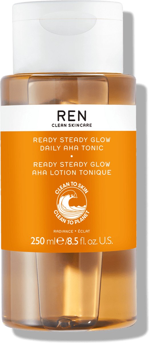 Goedkoopste REN - Radiance Ready Steady Glow Daily AHA Tonic 250 ml