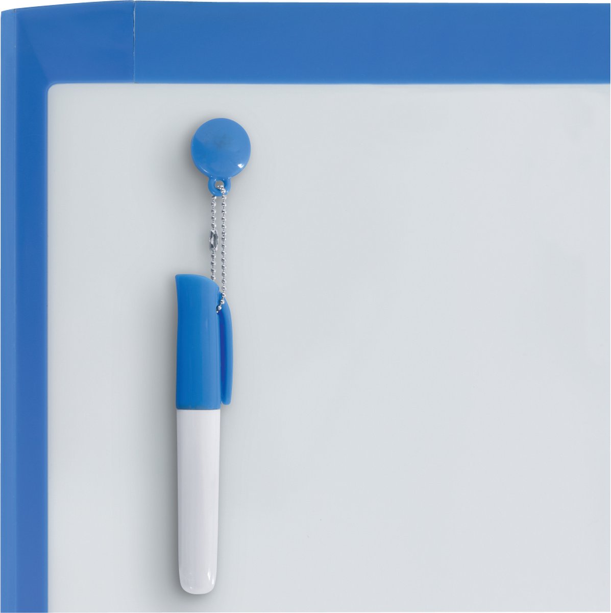 Nobo Mini Magnetisch Whiteboard - Inclusief Marker, Magneten, Wisser en Montage Pads - 21,6 x 28 cm - Geassorteerde kleur thumbnail 4