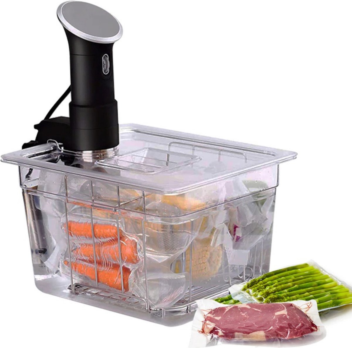 Sous-vide koker - Elektrisch - Lage temperatuur - Diamond - HOT-BLOC Sous-vide koker - Elektrisch - Lage temperatuur - Diamond - HOT-BLOC
