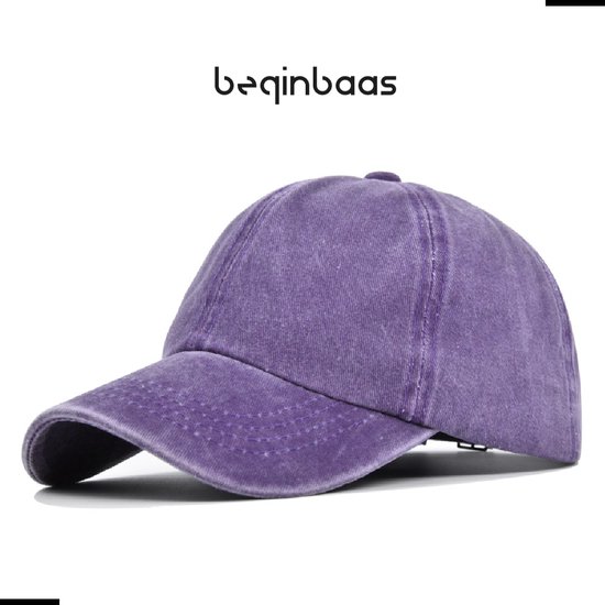 Legend Cap Basic Kids - beginbaas - Skinny Dye - Purple - Paarse Pet