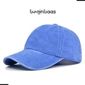 Legend Cap Basic Kids - beginbaas - Skinny Dye - Blue - Blauwe Pet