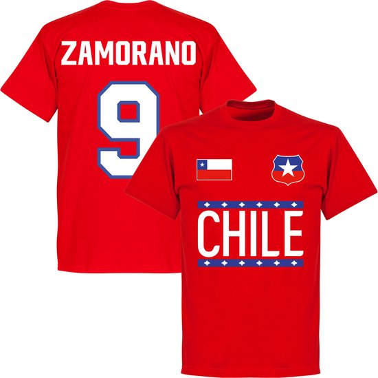 Chili Zamorano Team T-Shirt - Rood - Kinderen - 98