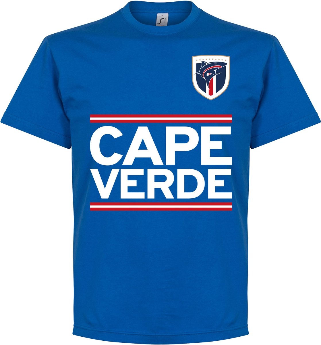 Kaapverdië Team T-Shirt - Blauw - XXXL