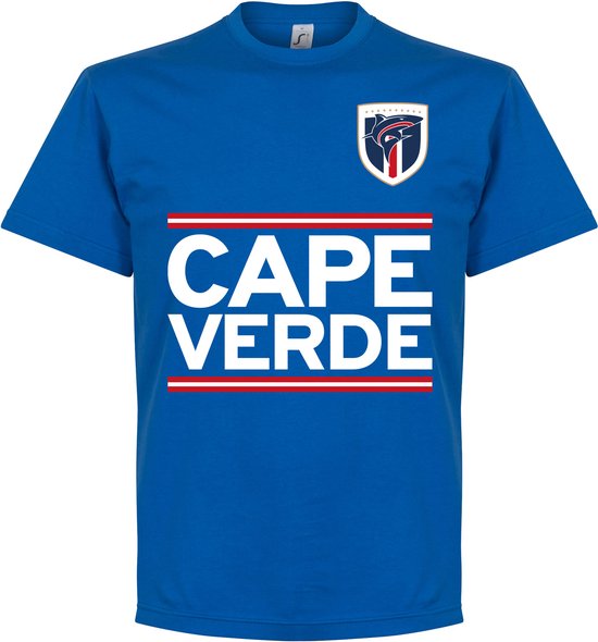 Kaapverdië Team T-Shirt - Blauw - XXXL