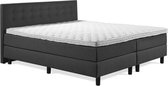 Boxspring Luxe 200x200 Knopen Antracite