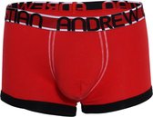 Andrew Christian Almost Naked Cotton Boxer Rood - Maat M - Heren Ondergoed