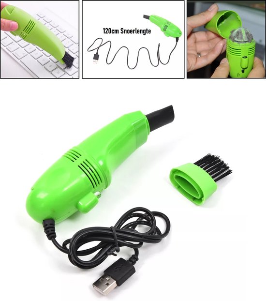 Foto: Usb stofzuiger toetsenbord auto interieur reiniger mini filter stof zuiger vacuum crumb cleaner