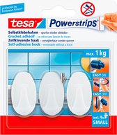 Tesa Powerstrips Small Ovaal - Wit 3 stuks