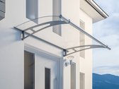 Schulte deurluifel LT-Line XL, 205 x 142 cm, 6 mm transparant helder Acrylglas , Profielkleur wit, V1030-10-04