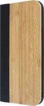 Coque iPhone 13 Pro Max Bookcase hoesje - CaseBoutique - Bamboe aspect bois - Bois