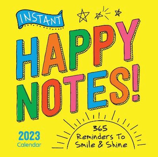 2023 Instant Happy Notes Boxed Calendar, Sourcebooks 9781728249995