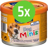 Vitakraft Dog Minis Hondenworstjes 12 Stuks - hondensnack - 5 Verpakkingen