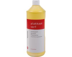 Plakkaatverf Heutink lichtgeel - flacon à 1000ml