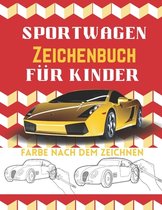 Sportwagen Zeichenbuch Für Kinder