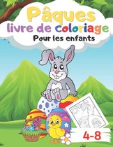 Livre de coloriage de Pâques pour les enfants de 4 à 8 ans