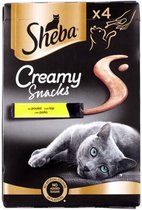 11x Sheba - Creamy Snacks Kip (4x12g)