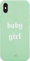 iPhone XS Max - Baby Girl Green - iPhone Short Quotes Case