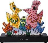 Goebel - James Rizzi | Decoratief beeld / figuur Our Colorful Family 19 | Porselein - 19cm - Pop Art