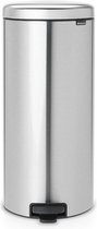 Brabantia pedaalemmer 30L Matt Steel Fingerprint Proof