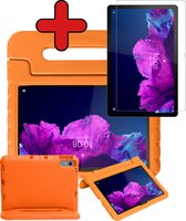 Lenovo Tab P11 Hoes Kinder Hoesje Kids Case Met Screenprotector Glas - Lenovo Tab P11 Hoes Kindvriendelijk (11 inch) - Oranje