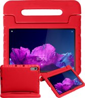 Kinderhoes Geschikt voor Lenovo Tab P11 Hoes Kinder Hoesje Kids Case Cover Kidsproof - Hoesje Geschikt voor Lenovo Tab P11 Hoesje Kinder Hoes - Rood