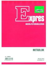 Notablok sigel expres a5 hoog blok a 100 blad 5 stuks