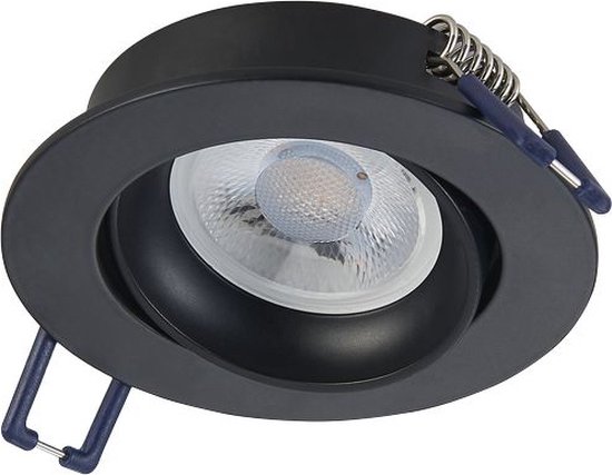 wowatt 6 stuks LED-plafondspots, wit, draaibare plafondspot, met GU10- fitting, plafondspot van aluminium, 80 x 85 mm, zonder GU10-lamp [energieklasse F
