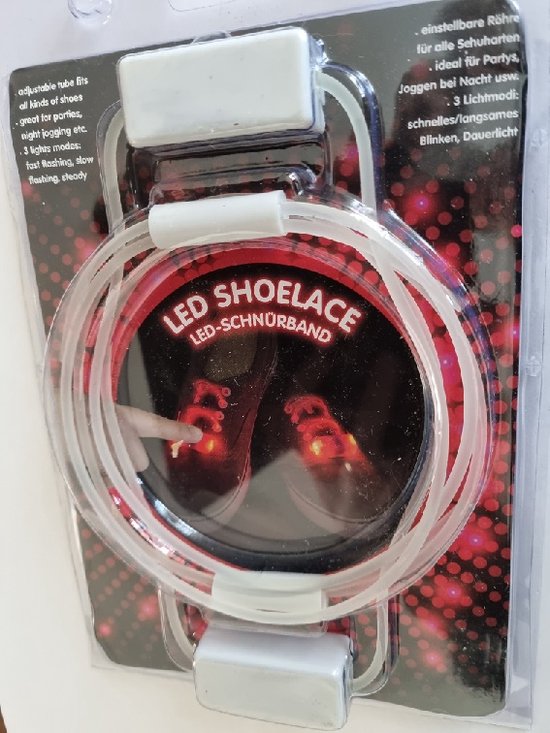 CHPN Veters Met LED Verlichting Lichtgevende Rood Licht Opvallende 70CM Ronde Coole Werkt Op Batterijen 1 Paar 598040265