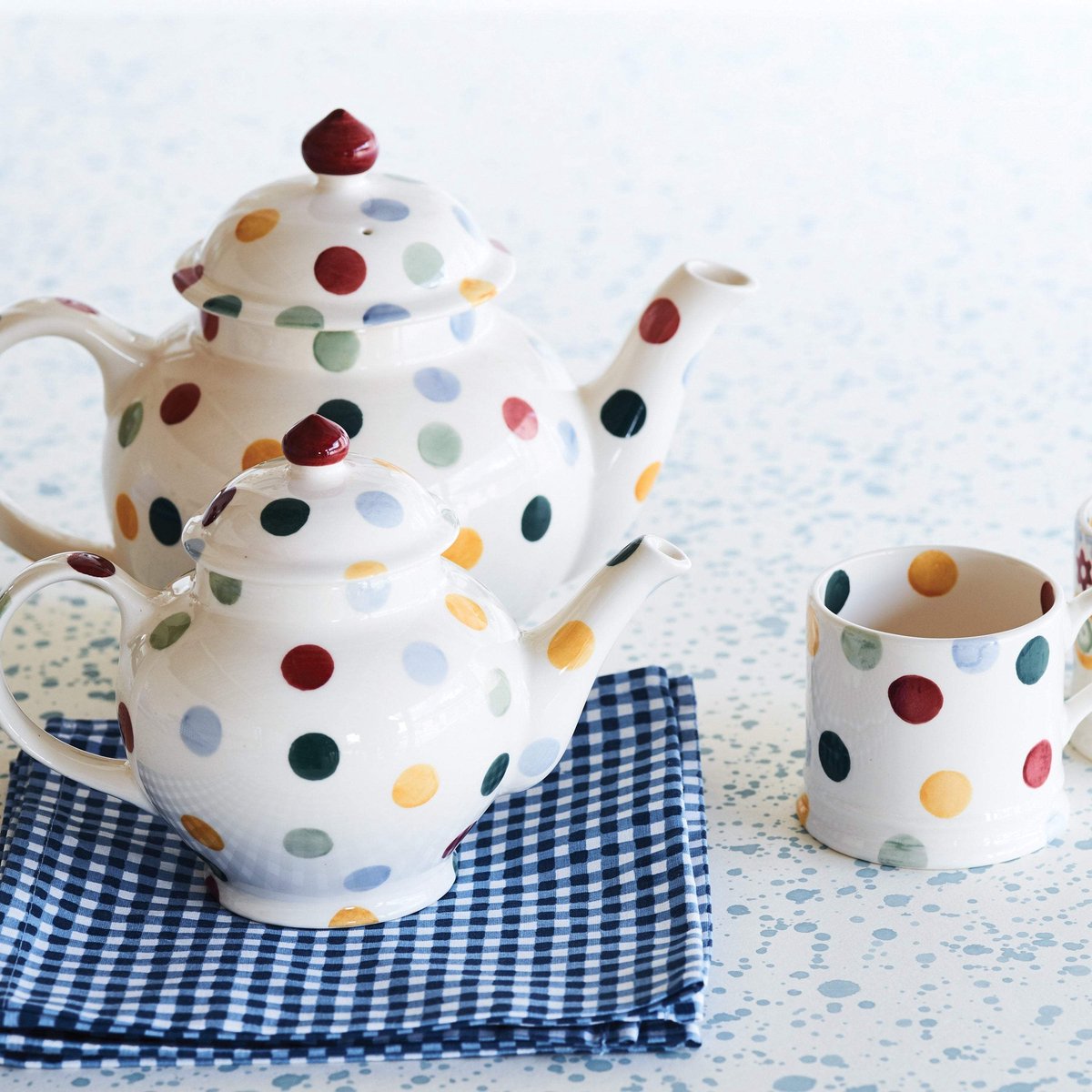 Emma Bridgewater Teapot 4 Mug Polka Dot Boxed