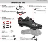 Sidi MTB Tiger 2 Shoes Men, grijs Schoenmaat EU 40
