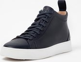 FitFlop Rally High Top Sneaker - Leather BLAUW - Maat 36