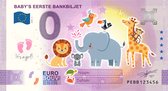 0 Euro biljet 2022 - Baby's eerste bankbiljet ROZE