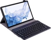 Étui pour clavier pour Samsung Galaxy Tab S8 - Just in Case - Zwart uni - Similicuir