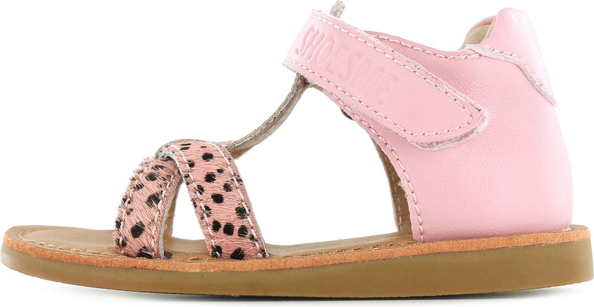 Shoesme vrolijke roze sandalen met dotprint