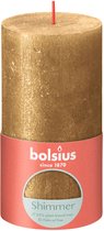 Bolsius Rustiek stompkaars Shimmer 130/68 - Gold