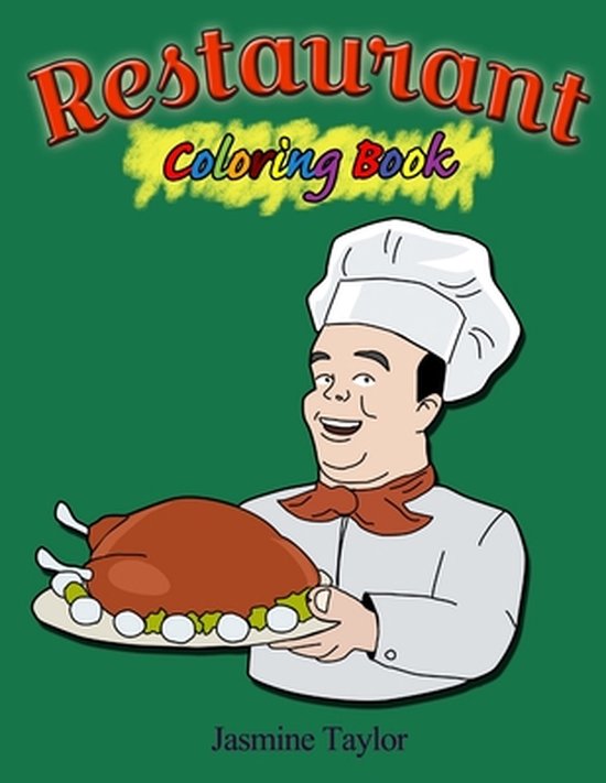 Restaurant Coloring Book - cover