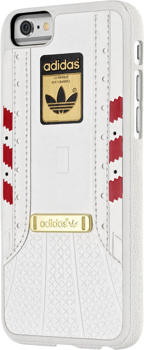 iPhone 6s/6 Backcase hoesje - adidas Originals - Wit - Kunststof