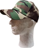 Casquette camouflage avec visière – Army Cap – Camo Green - Plein air Army Cap