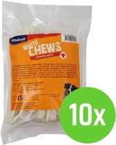 Vitakraft Chewing Roll 6 Inch - hondensnack - 15 stuks - 10 Verpakkingen