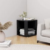 Bijzettafel - tafel - hoogglans zwart - bijzettafels - industrieel - salontafel - tafeltje