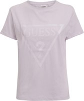 Guess Adele SS CN Tee Dames T-shirt - Paars - Maat M