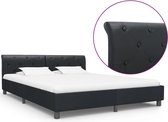 vidaXL Bedframe kunstleer zwart 160x200 cm