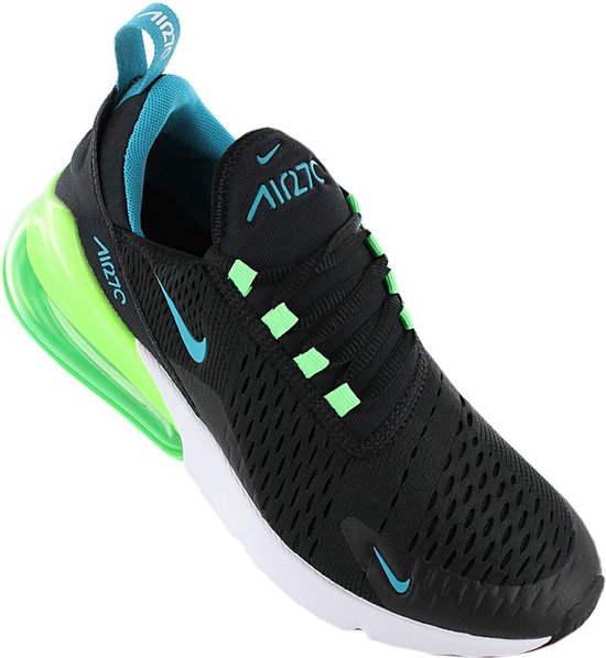 Nike Max 270 GS zwart-groen maat 36,5 | bol.com