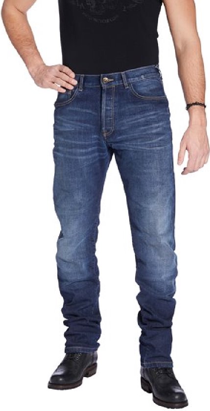 Jean Motard Rokkertech The Rokker Company - Taille Haute Slim - Référence 2412 - Neuf Avec étiquettes - Protection