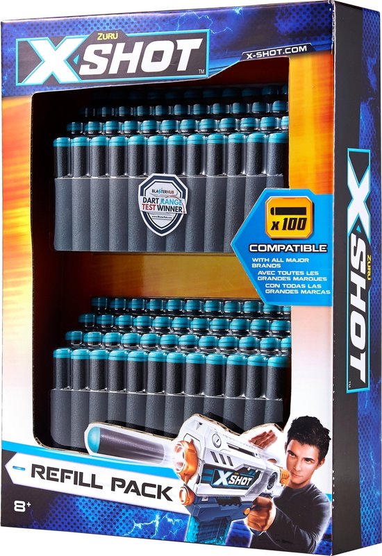 Zuru XShot Refill Darts 100 pack