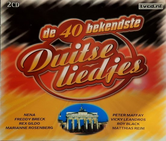 40 Bekendste Duitse Liedjes, various artists | (album) | Muziek | bol.com