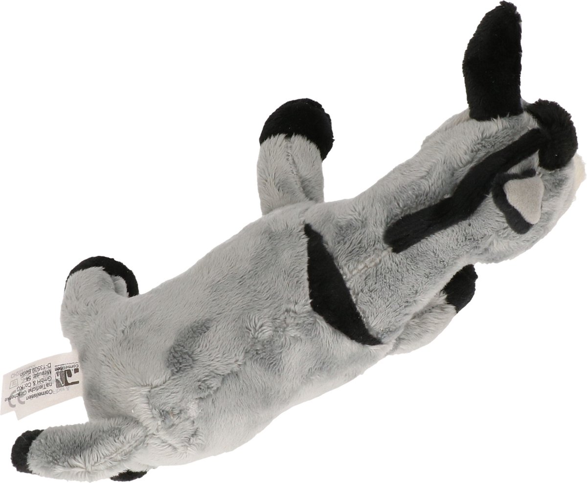 Knuffeldier Ezel - Zachte Pluche Stof - Premium Kwaliteit Knuffels Grijs 22 Cm