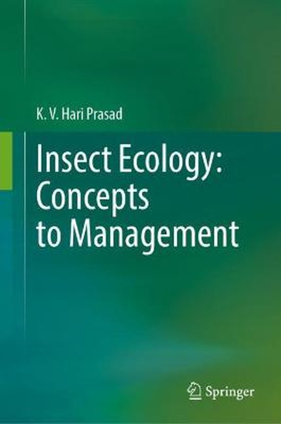 Insect Ecology Concepts to Management 9789811917813 K. V. Hari