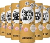 Marcel's Green Soap Deo Stick Vanille & Cherry Blossom - 6 x 40 grammes